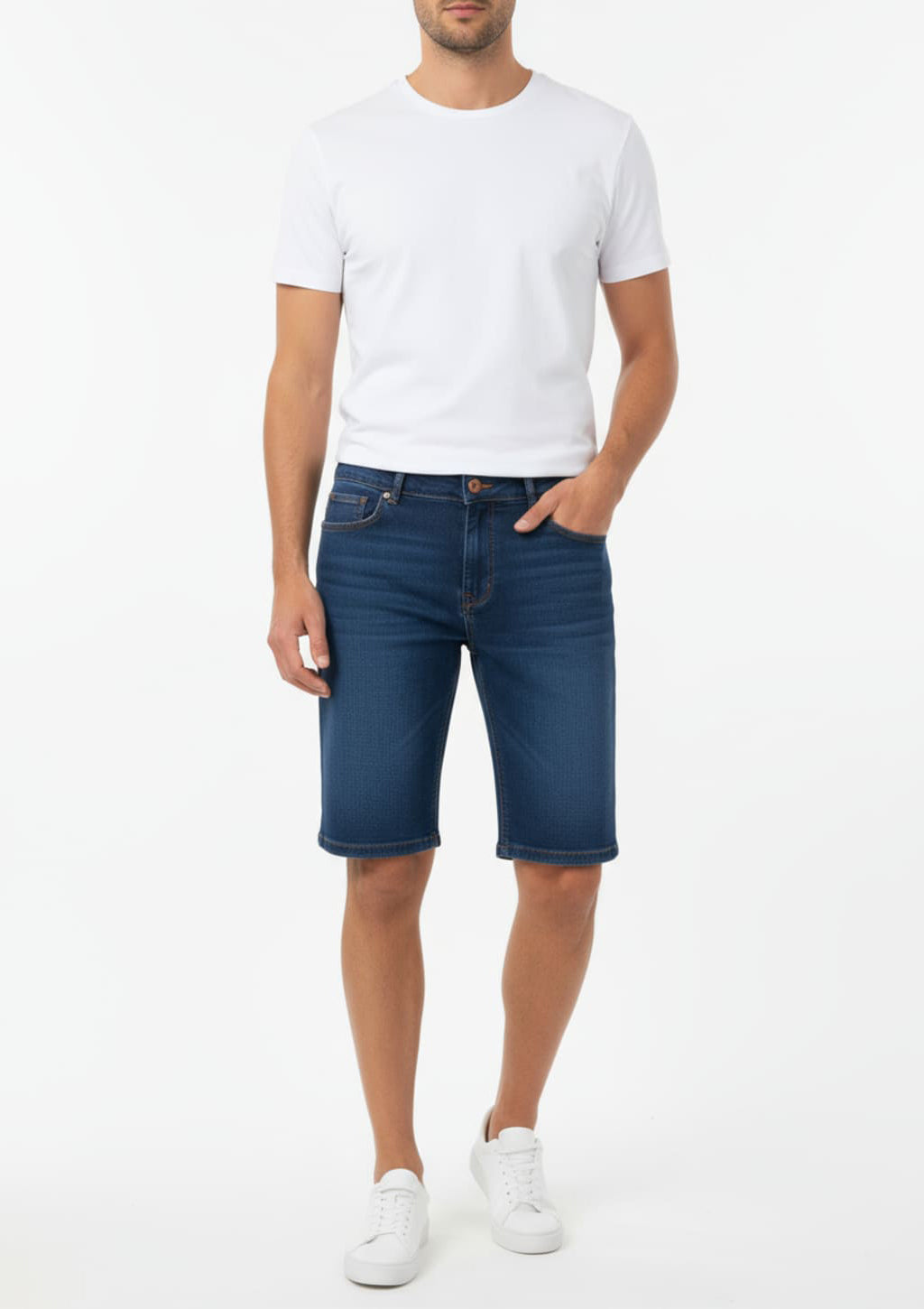 Bermuda Jeans Kisch Masculina - Azul Escuro