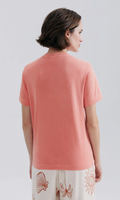 Camiseta Básica Hering Feminina Estonada Soft - Salmão