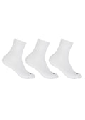 Kit 3 Pares De Meias Cano Médio Hoahi Algodão Com Elastano Feminino- Branco