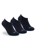 Kit 3 Pares De Meias Algodão Atoalhado Soquete Com Alça De Vestir Nautica Masculino - Azul Marinho