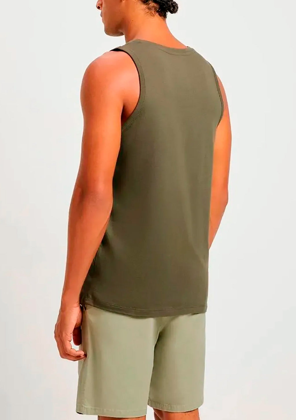 Camiseta Regata Hering Básica World Masculina - Verde