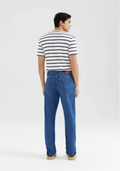 Calça Jeans Hering Básica Reta Masculina - Azul