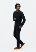 Polo Regular Hering Em Piquet Masculino - Preto