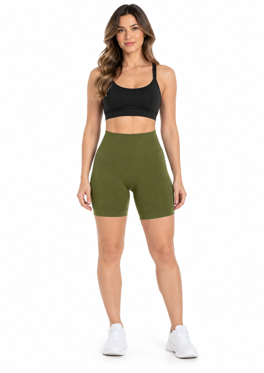 Short Fitness Sem Costura Feminino Zee Rucci - Verde