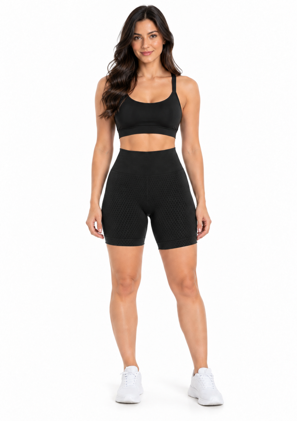 Short Fitness High Rise Feminino Zee Rucci - Preto