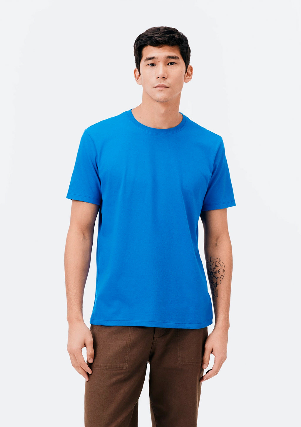 Camiseta Manga Curta Hering Regular World Unissex - Azul