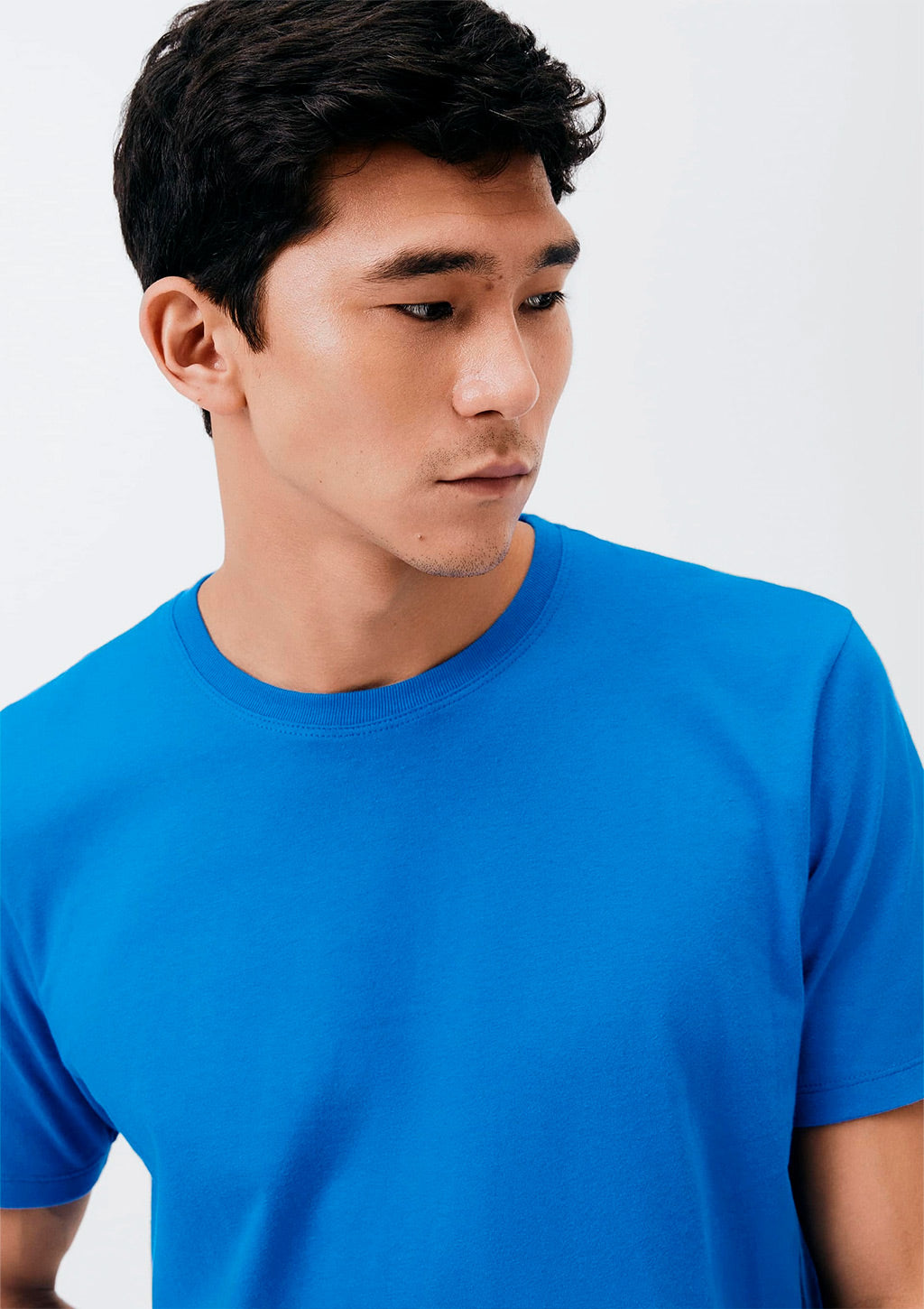 Camiseta Manga Curta Hering Regular World Unissex - Azul