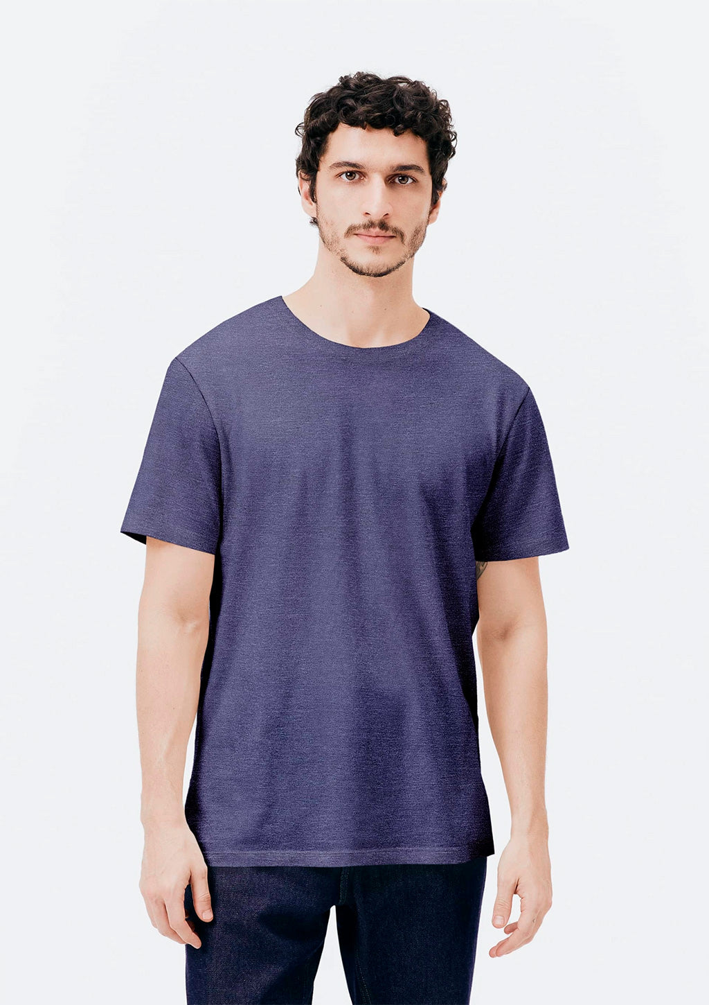 Camiseta Manga Curta Hering Regular World Unissex - Azul