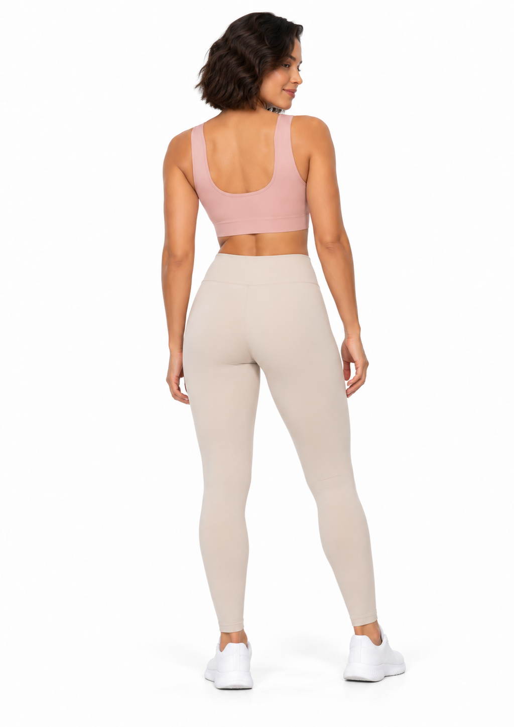 Sutiã Top com Bojo Removível Alça Larga Sem Costura Feminino Zee Rucci - Rosa
