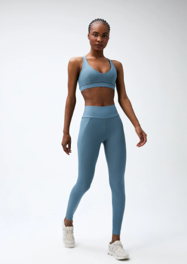 Calça Legging Hering Esportiva Easy Care Feminina - Azul