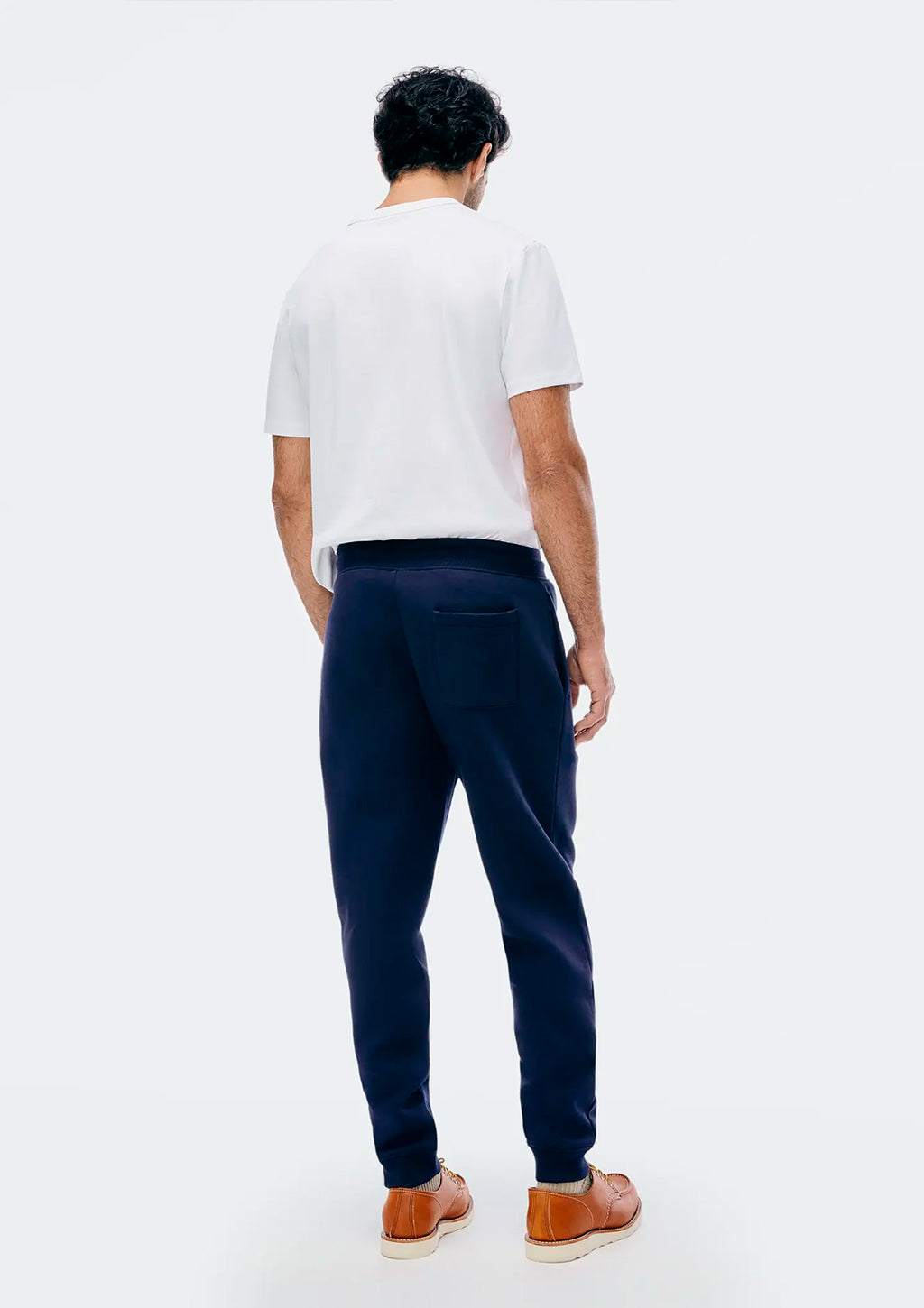 Calça Jogger Em Moletom Peluciado Hering Masculino - Azul