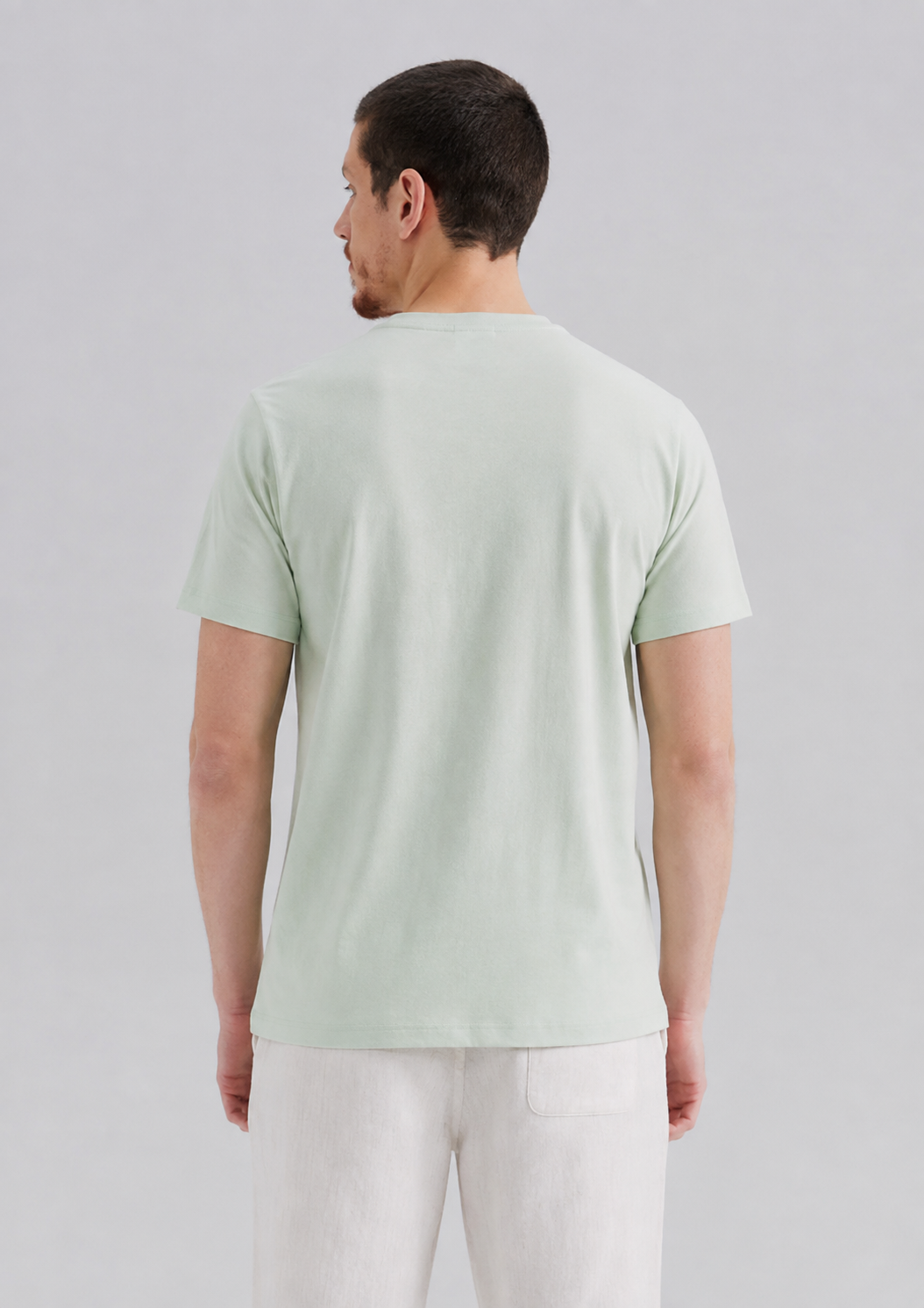 Camiseta Básica Masculina Manga Curta Regular World Hering - Verde
