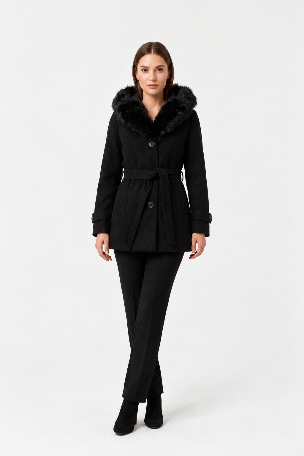 Casaco Grand Bazar em Lã Batida Feminino  –  Ocre