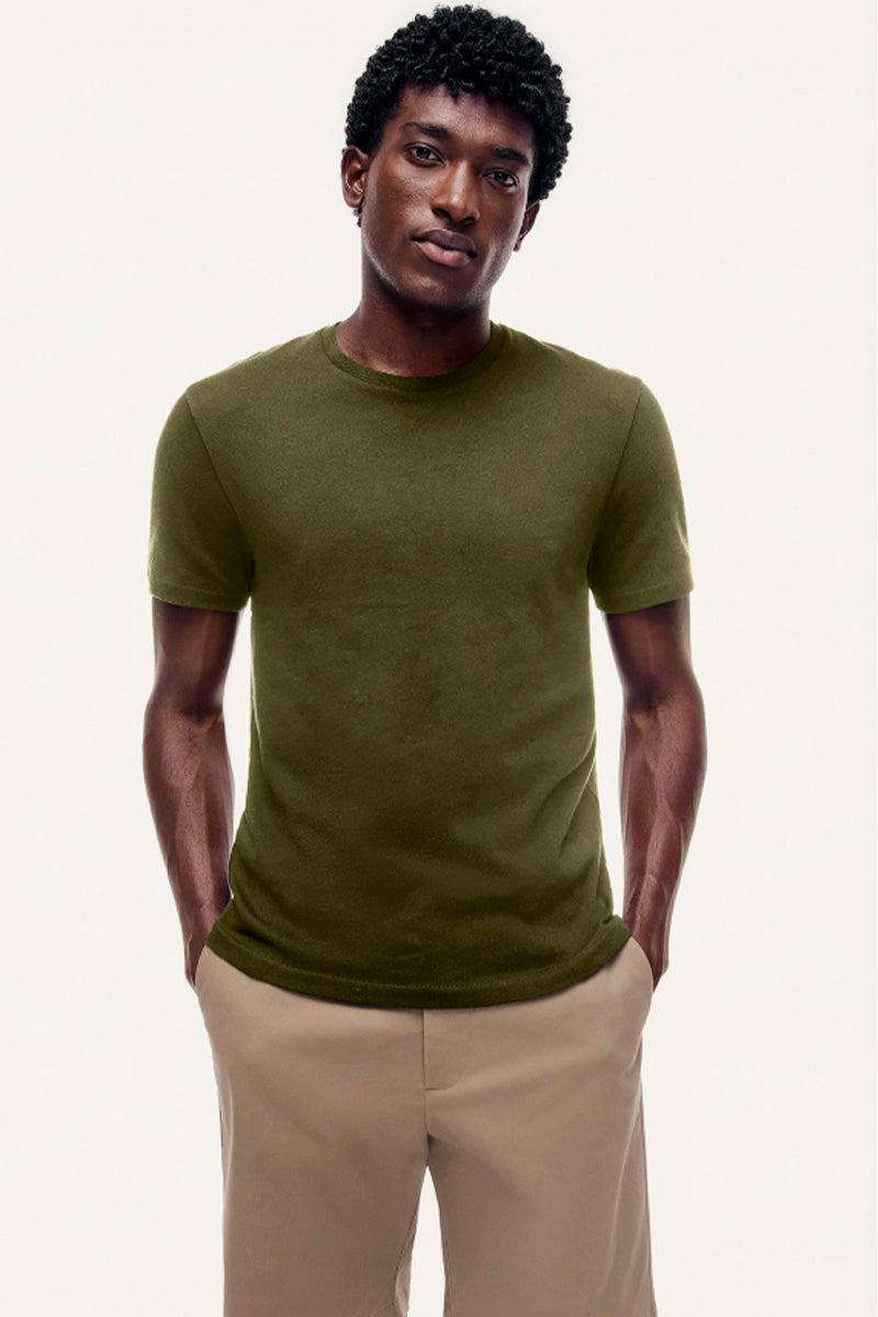 Camiseta Hering Soft Touch Masculina - Verde Militar