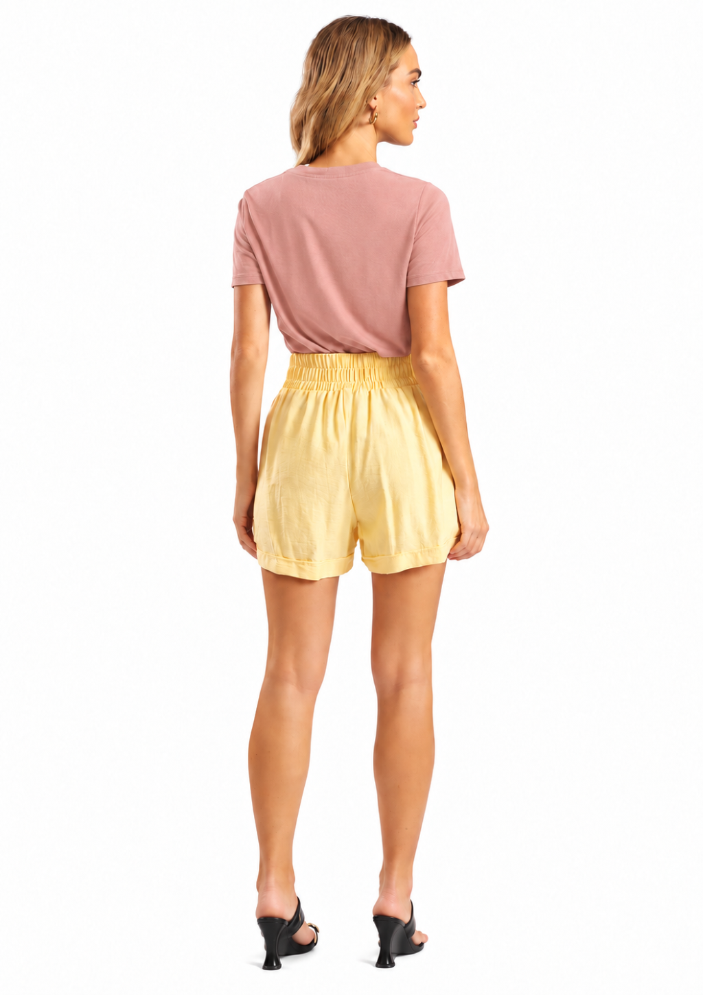 Camiseta Manga Curta Feminina Doce Trama - Rose