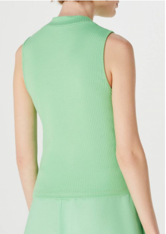 Blusa Regata Hering Gola Alta Feminina - Verde