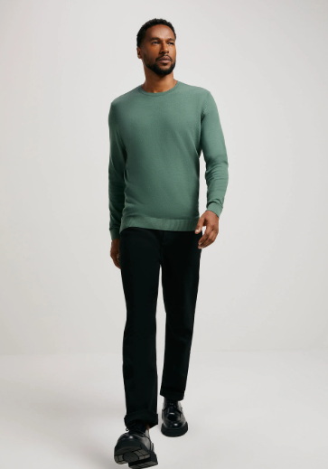 Calça Jeans Hering Reta Soft Touch Masculina- Preta