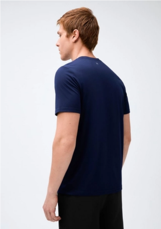 Camiseta Esportiva Hering Básica Ultra Masculina - Azul