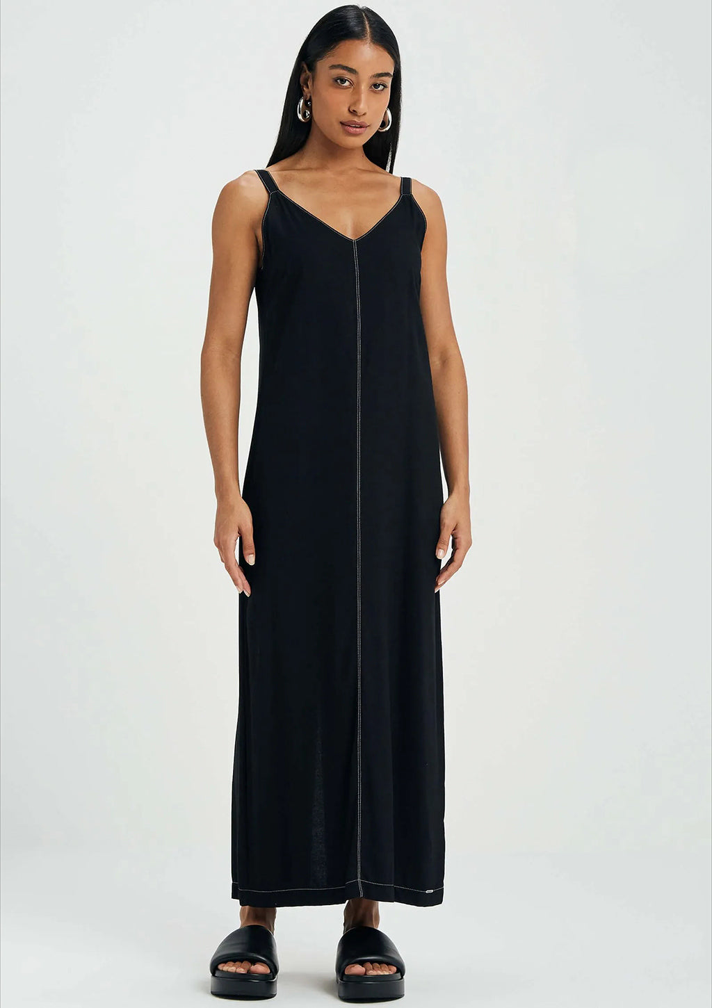 Vestido Longo De Alça Marialícia Feminino
