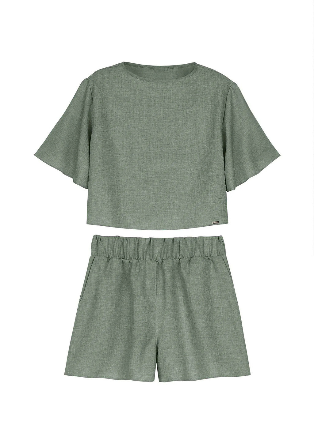 Conjunto Shorts e Blusa Marialícia Feminino