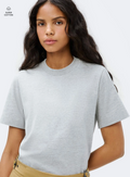 Camiseta Hering Manga Curta Super Cotton Feminina - Cinza