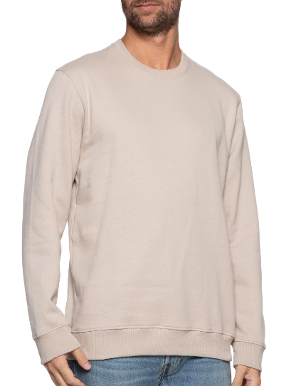Blusão Moletom Hering Masculino - Bege