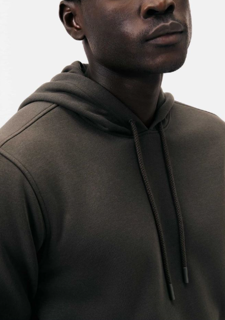 Blusão Básico Hering Comfort Em Moletom Peluciado Masculino - Verde