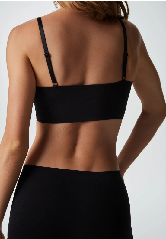 Top Hering Feminino Corte a Fio - Preto