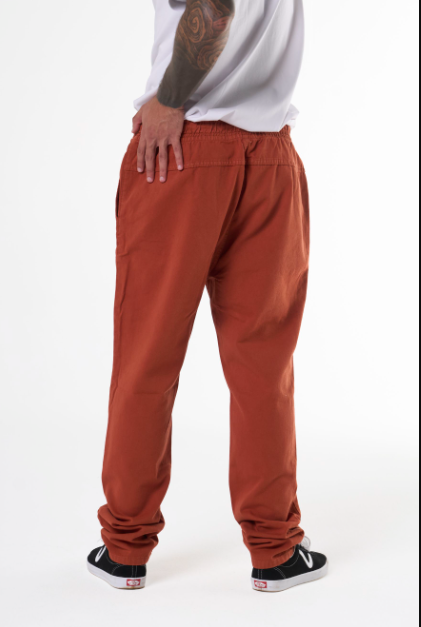 Calça Jogger Hering Em Sarja Masculina - Terra Cota