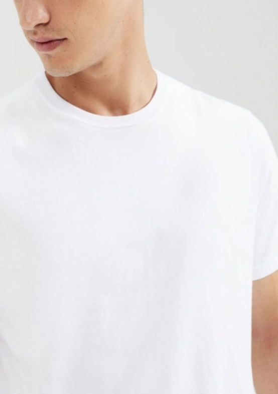Camiseta Básica Hering Comfort Super Cotton Masculina - Branco