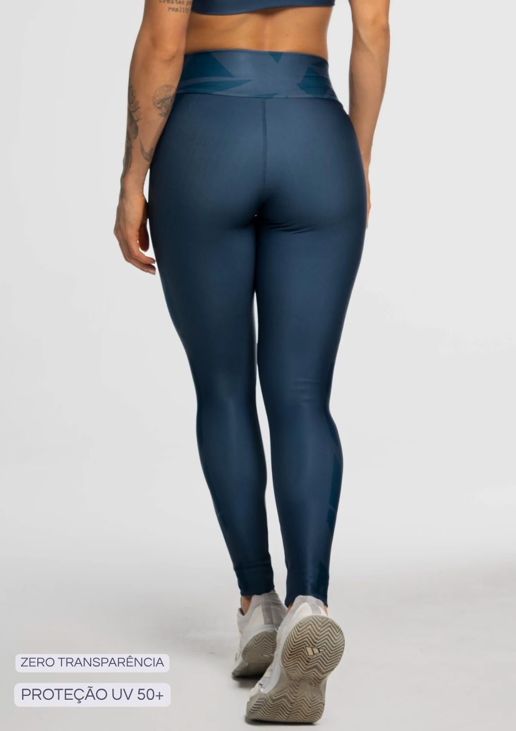 Legging Esportiva Essential Petroleo Estampada Feminina Atara