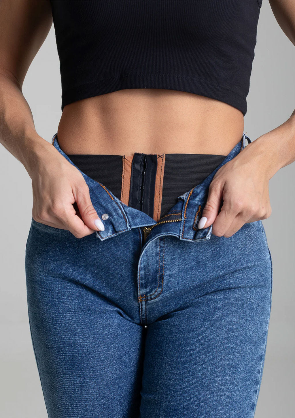 Calça Super Lipo Jeans Sawary Feminina - Azul