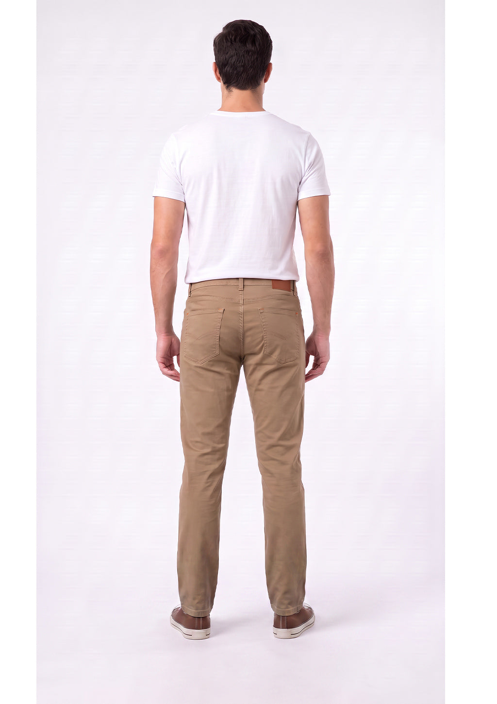 Calça Comfort Sawary Masculina - Caqui