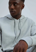 Blusão Hering Moletom Com Capuz  Masculino - Cinza Claro