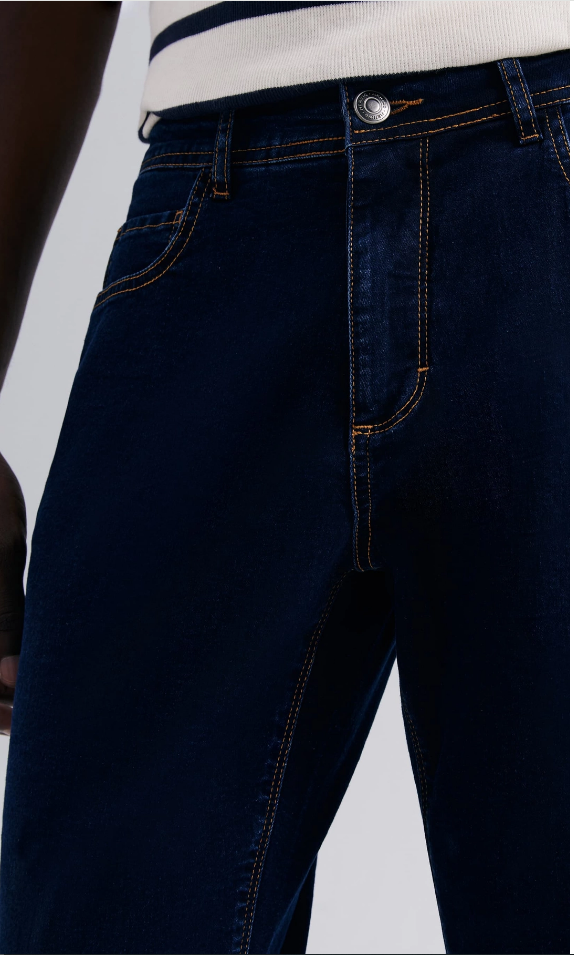 Calça Jeans Hering Básica Slim Com Elastano Masculina - Azul