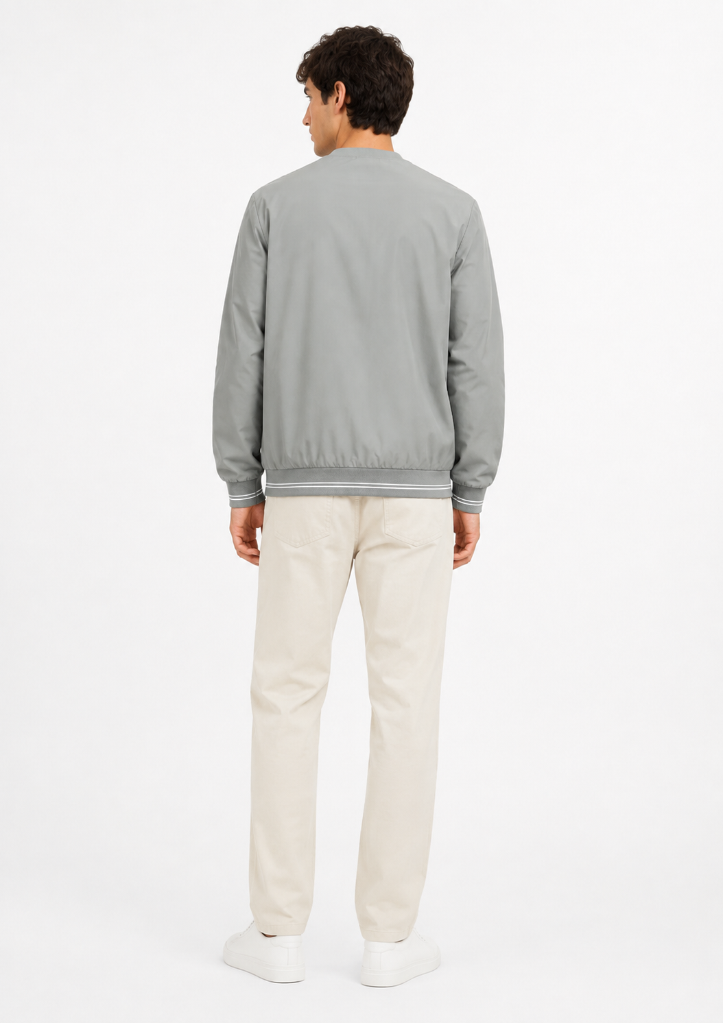 Jaqueta Elemental Constrast  Yacht Masculina - Cinza