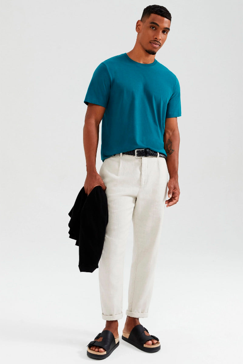 Camiseta Básica Hering World Masculina - Verde