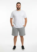Bermuda Moletinho Plus Size Radical Style Mescla Masculina