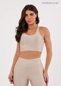 Top Esportivo Nadador Liso Atara - Feminino