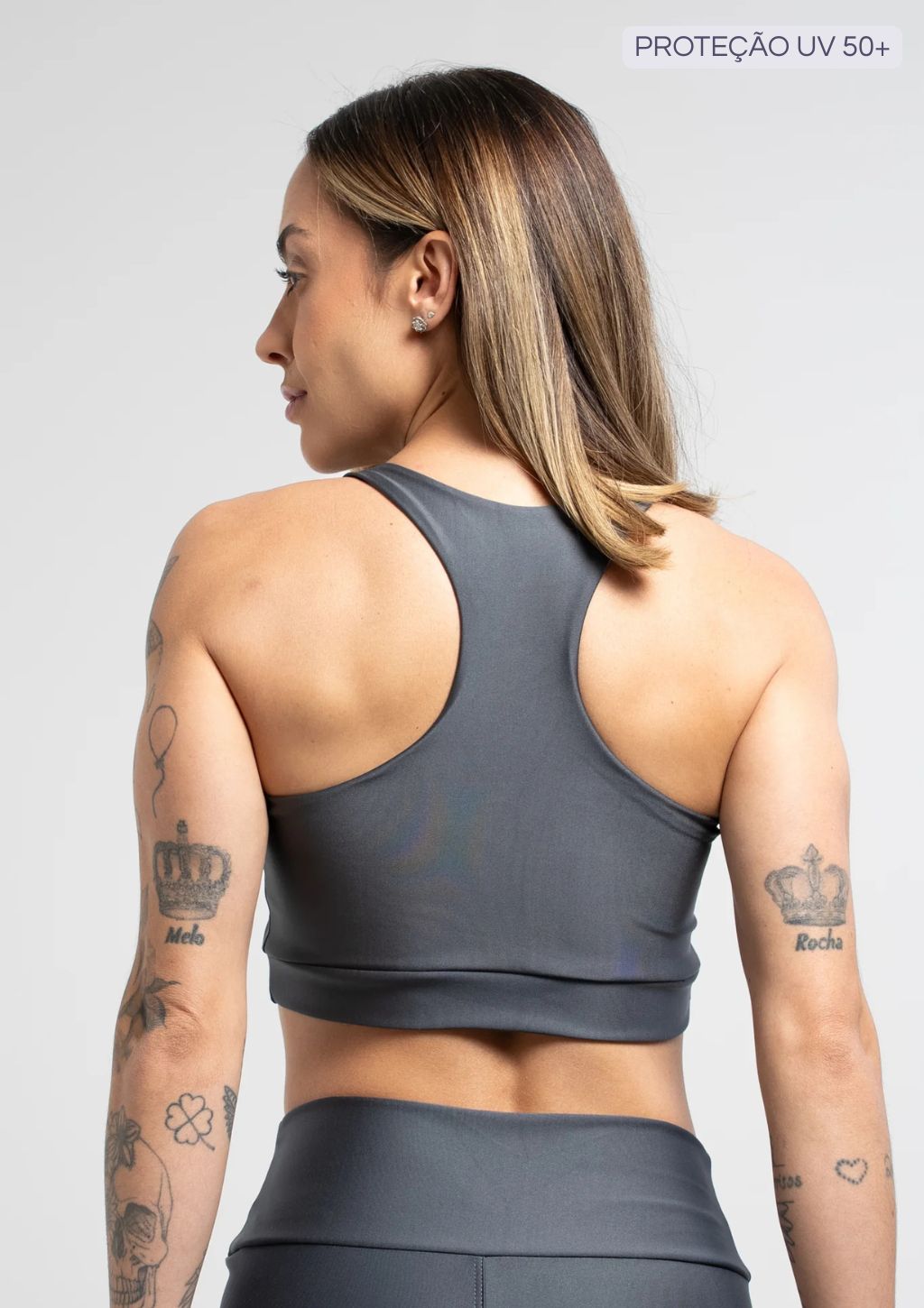 Top Esportivo Nadador Liso Atara - Feminino
