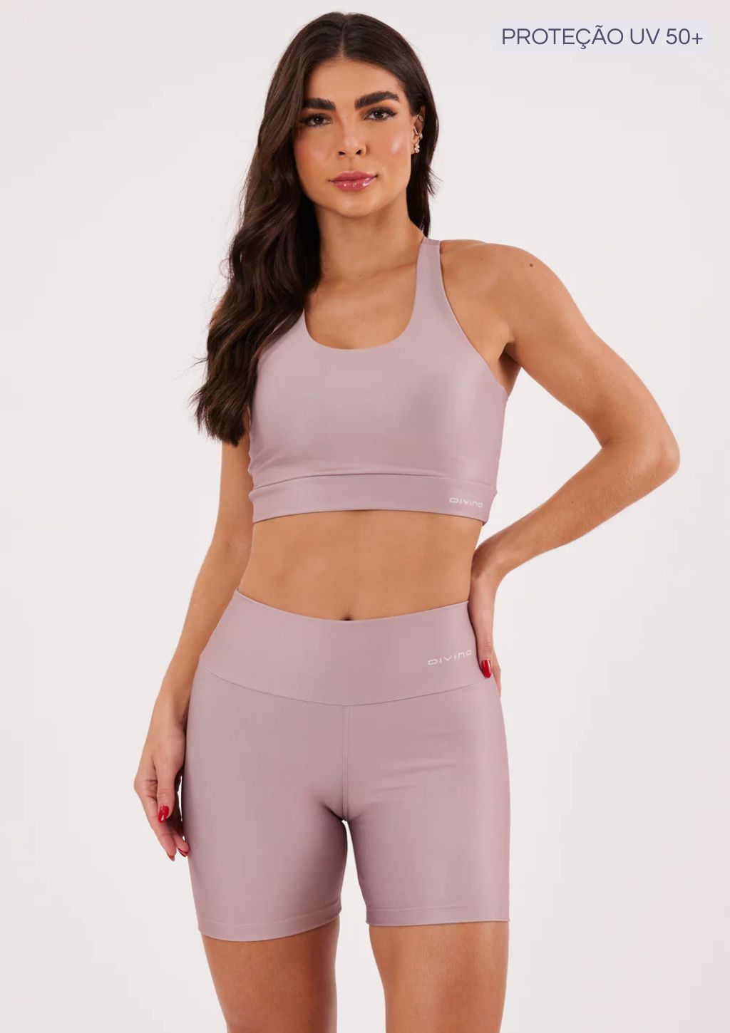 Top Esportivo Nadador Liso Atara - Feminino