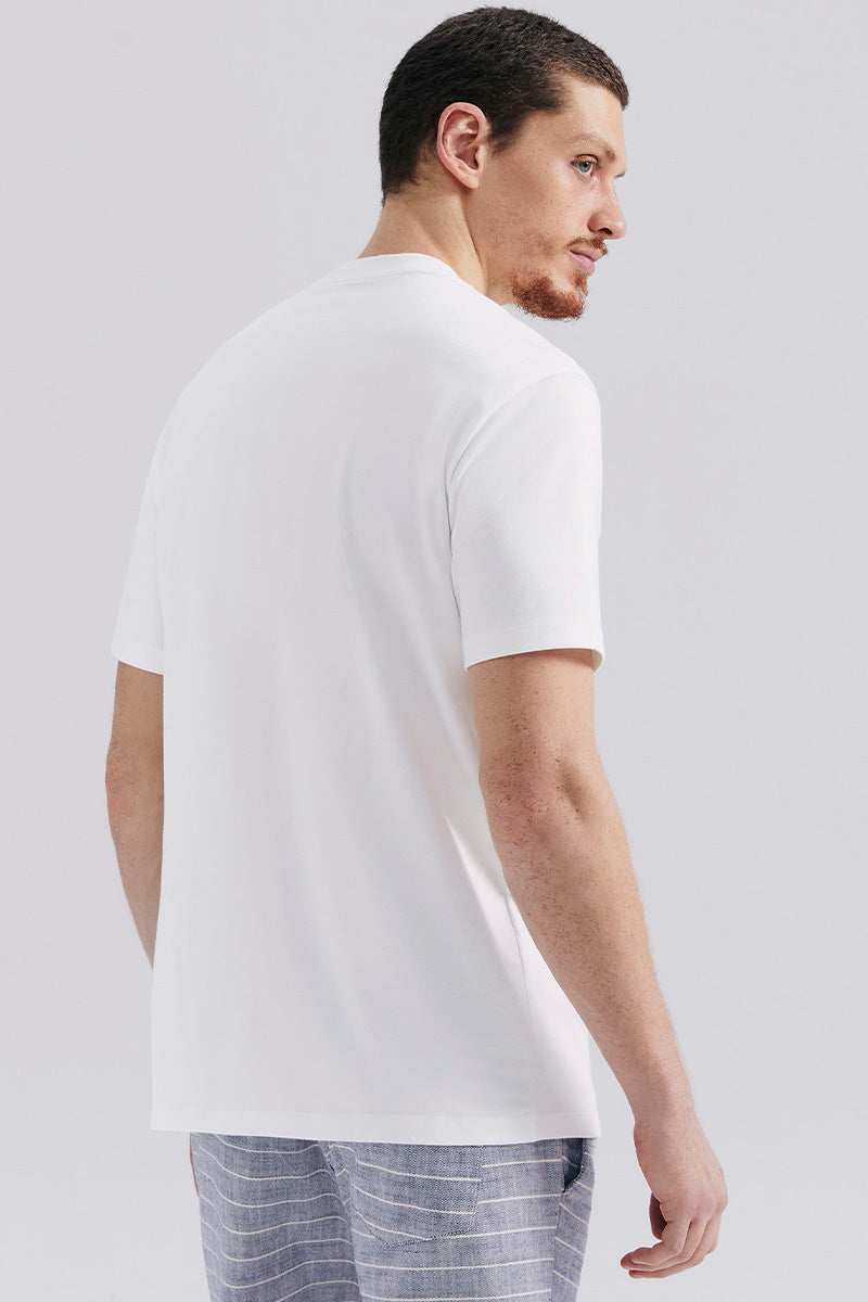 Camiseta Hering Comfort Super Cotton Masculina - Off White