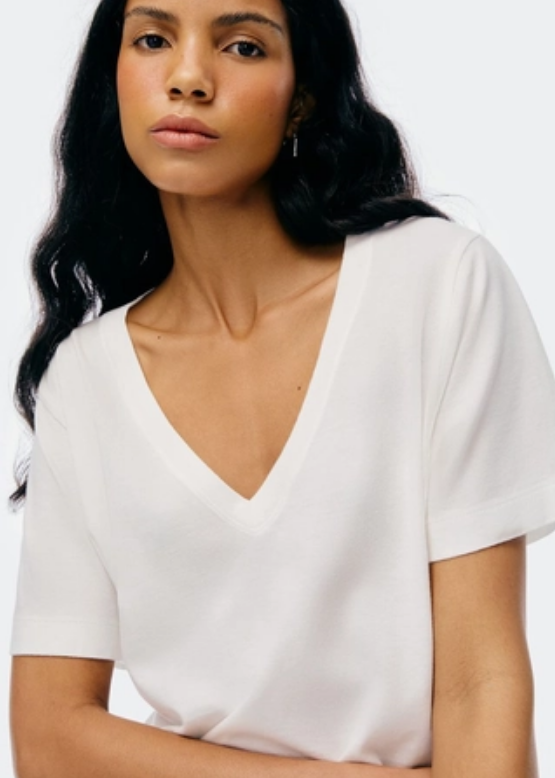 Blusa Hering Basica Branca Feminina
