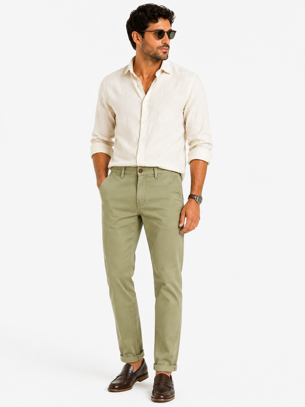 Calça Sarja Masculina Vide Bula Sportwear - Verde