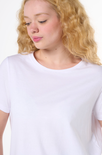 Blusa Básica Hering Feminina - Branca