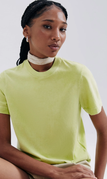 Camiseta Básica Hering Feminina Estonada Soft - Verde