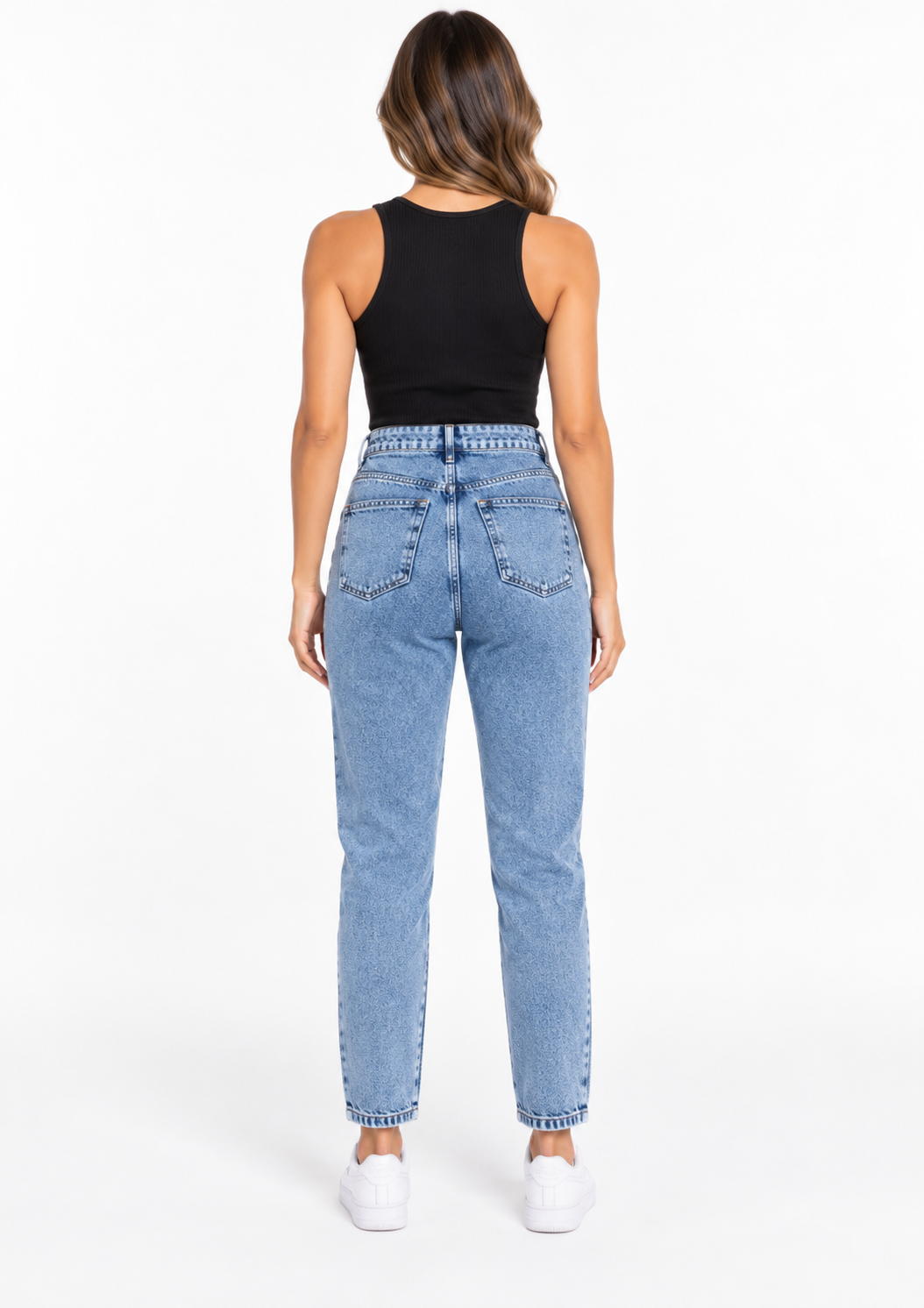 Calça Mom Jeans Feminina Sawary - Indigo
