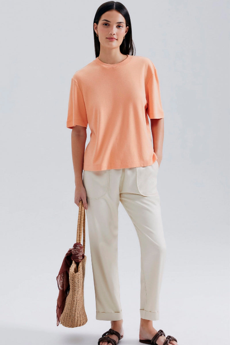 Blusa Básica Hering Mid Feminina - Laranja