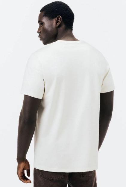 Camiseta Manga Curta Super Cotton Masculina Hering - Off White