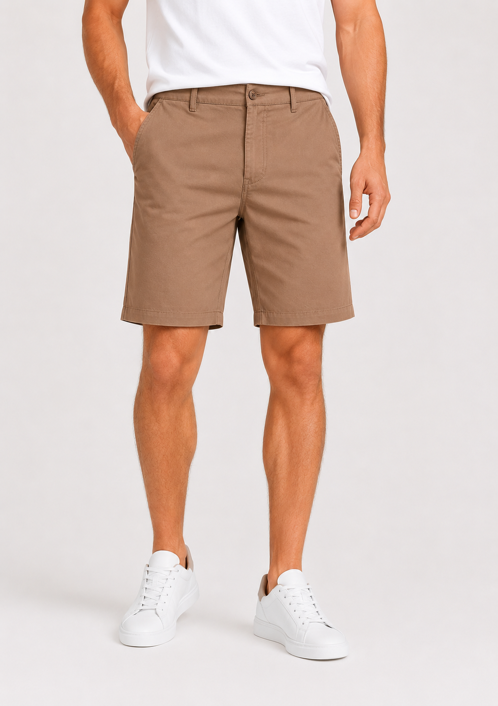 Bermuda Masculina Hering - Marrom